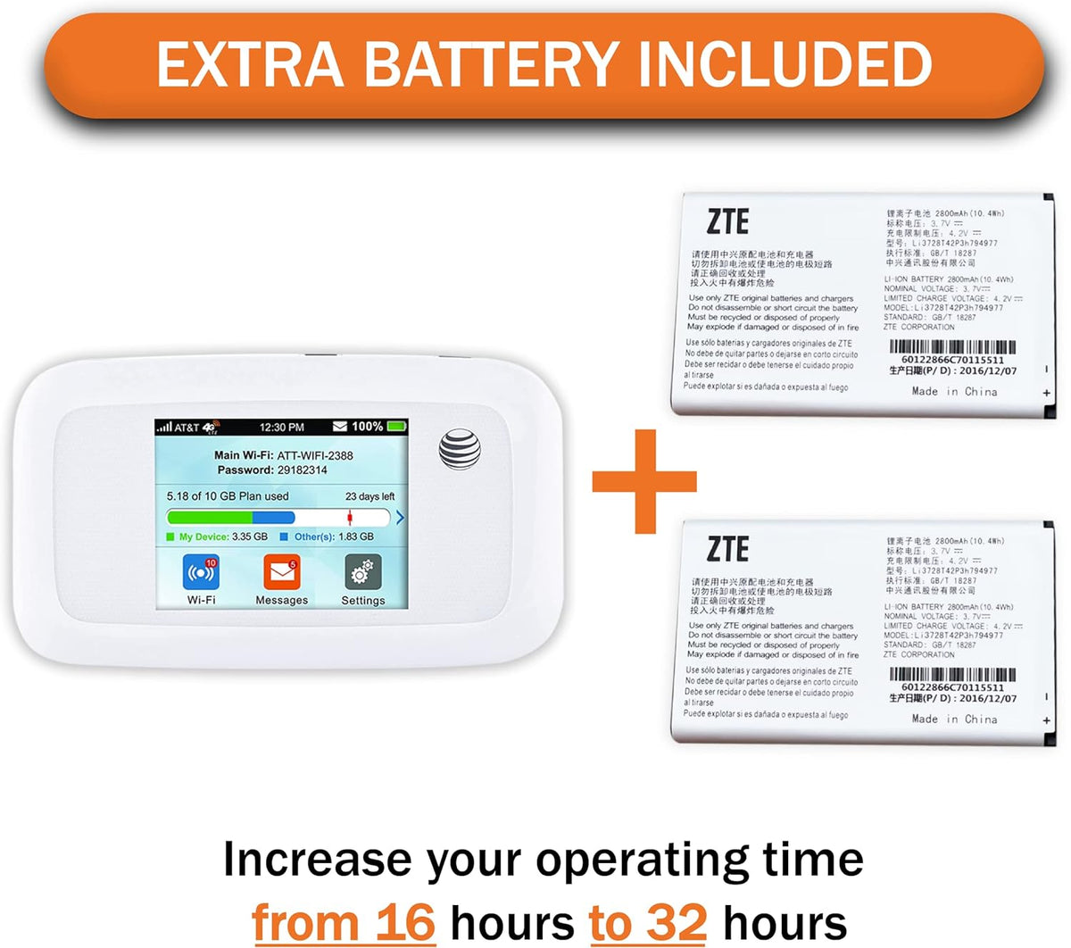 Mobile Hotspot Router U636128
