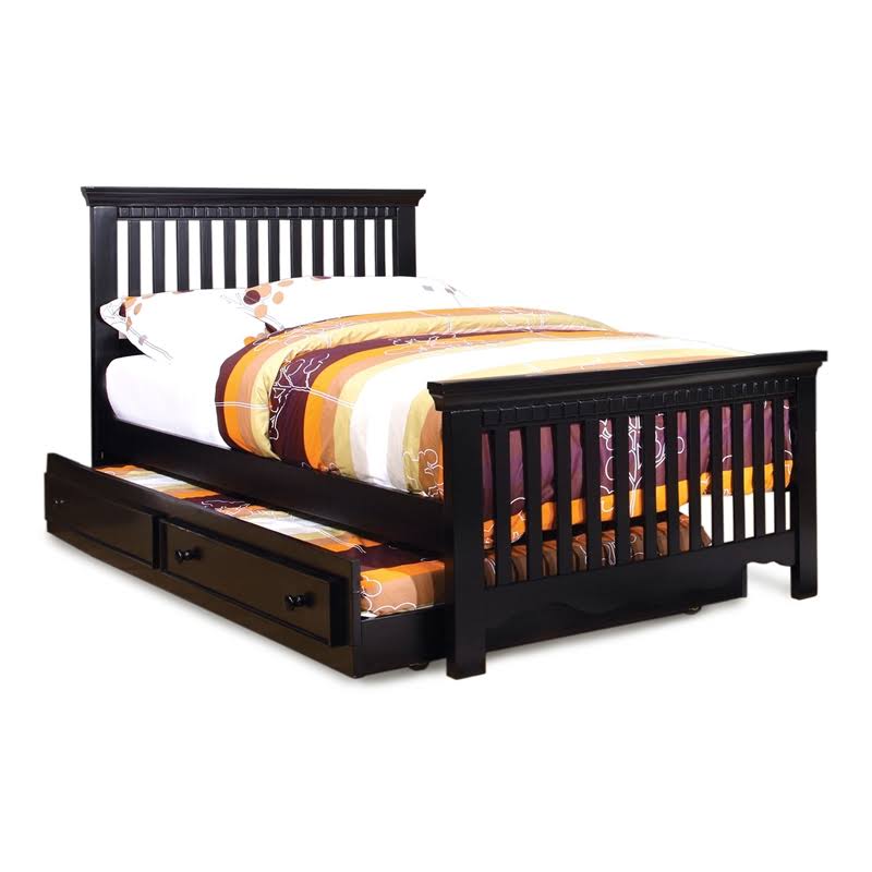 Black Solid Wood Trundle Z89461