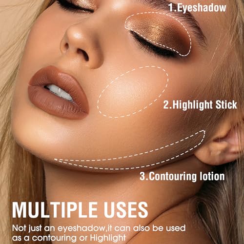 8 Colors Waterproof Eyeshadow Stick Set N2861