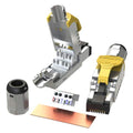 Cat8 Ethernet Cable Connector 2-Pack RJ45 Metal Tool Free Termination Plug Double Shielded Solid LAN Cable O649198