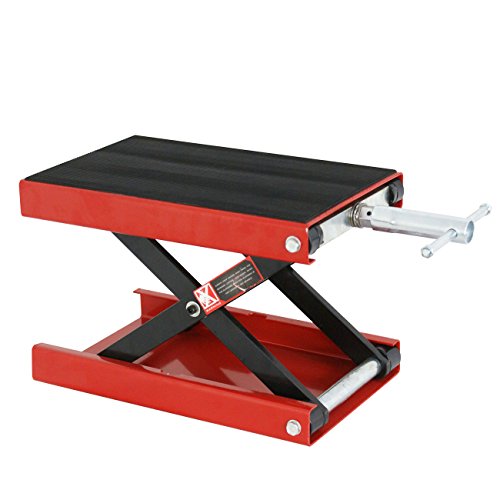 1100 LB Wide Deck Motorcycle Scissor Lift Jack Stand K882