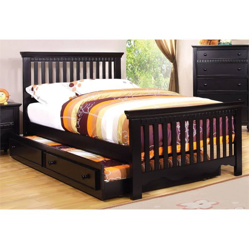 Black Solid Wood Trundle Z89461