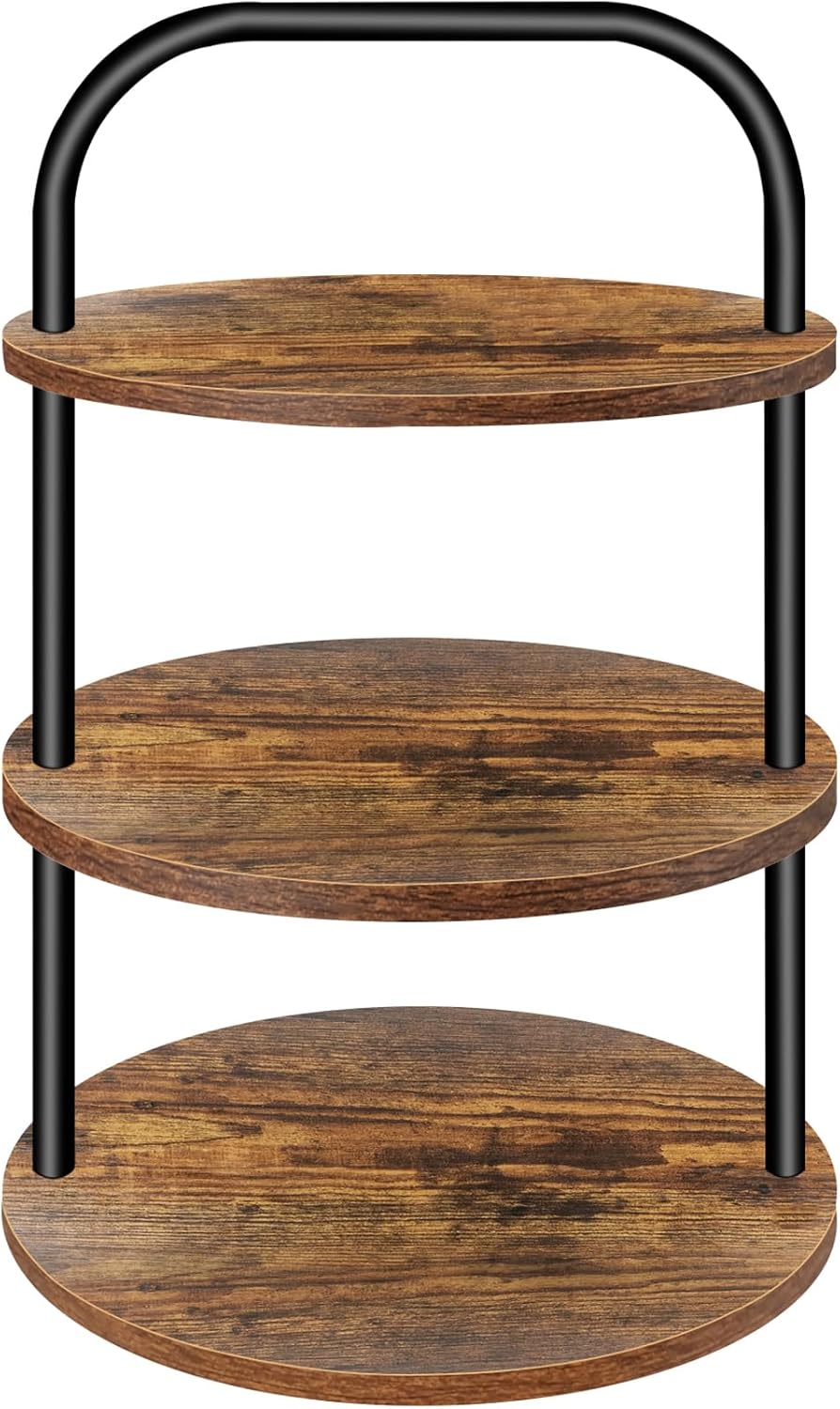 3 Tier Wooden Cupcake Stand E7858