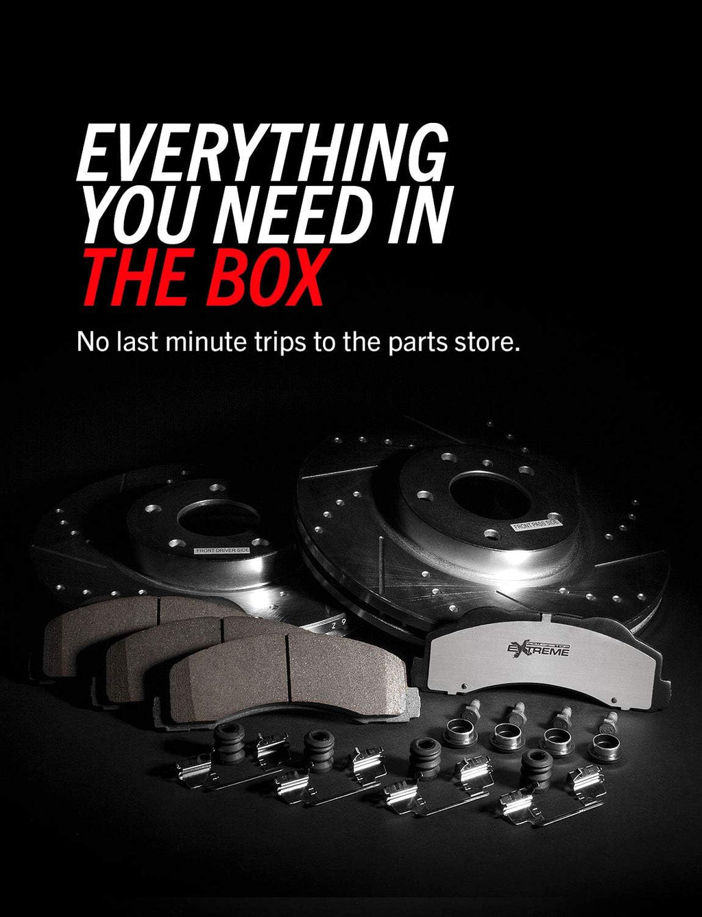 Front Z36 Truck & Tow Carbon Fiber Ceramic Brake Kit R17148