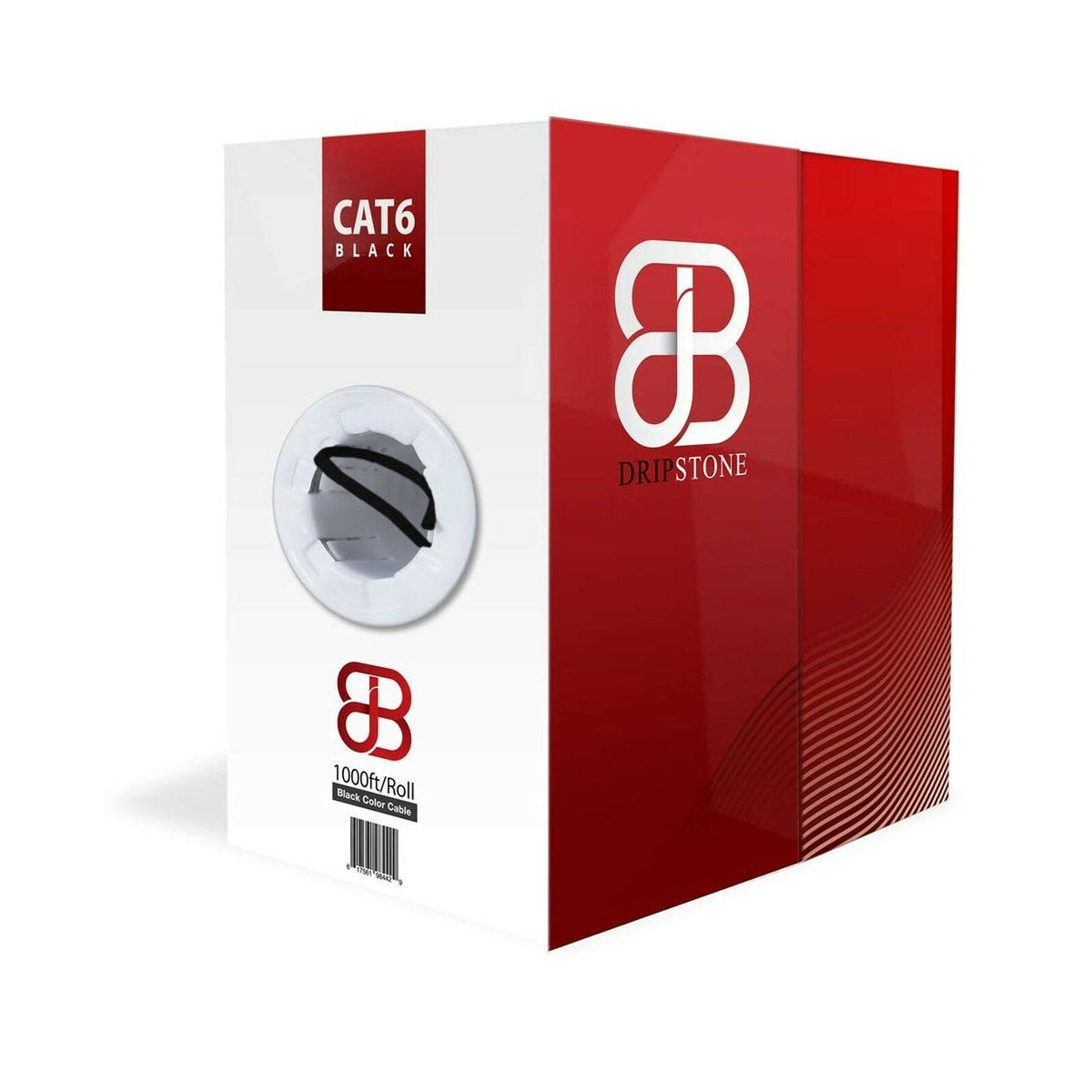 Black Cat6 UTP 550MHz Solid Cable 23AWG I294