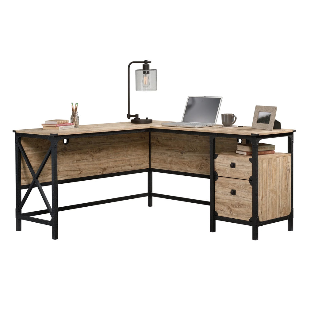Milled Mesquite Finish L-Desk D8213