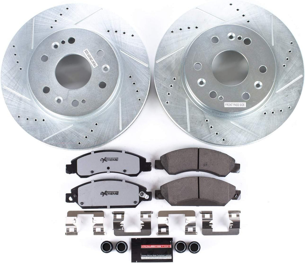 Front Z36 Truck & Tow Carbon Fiber Ceramic Brake Kit R17148