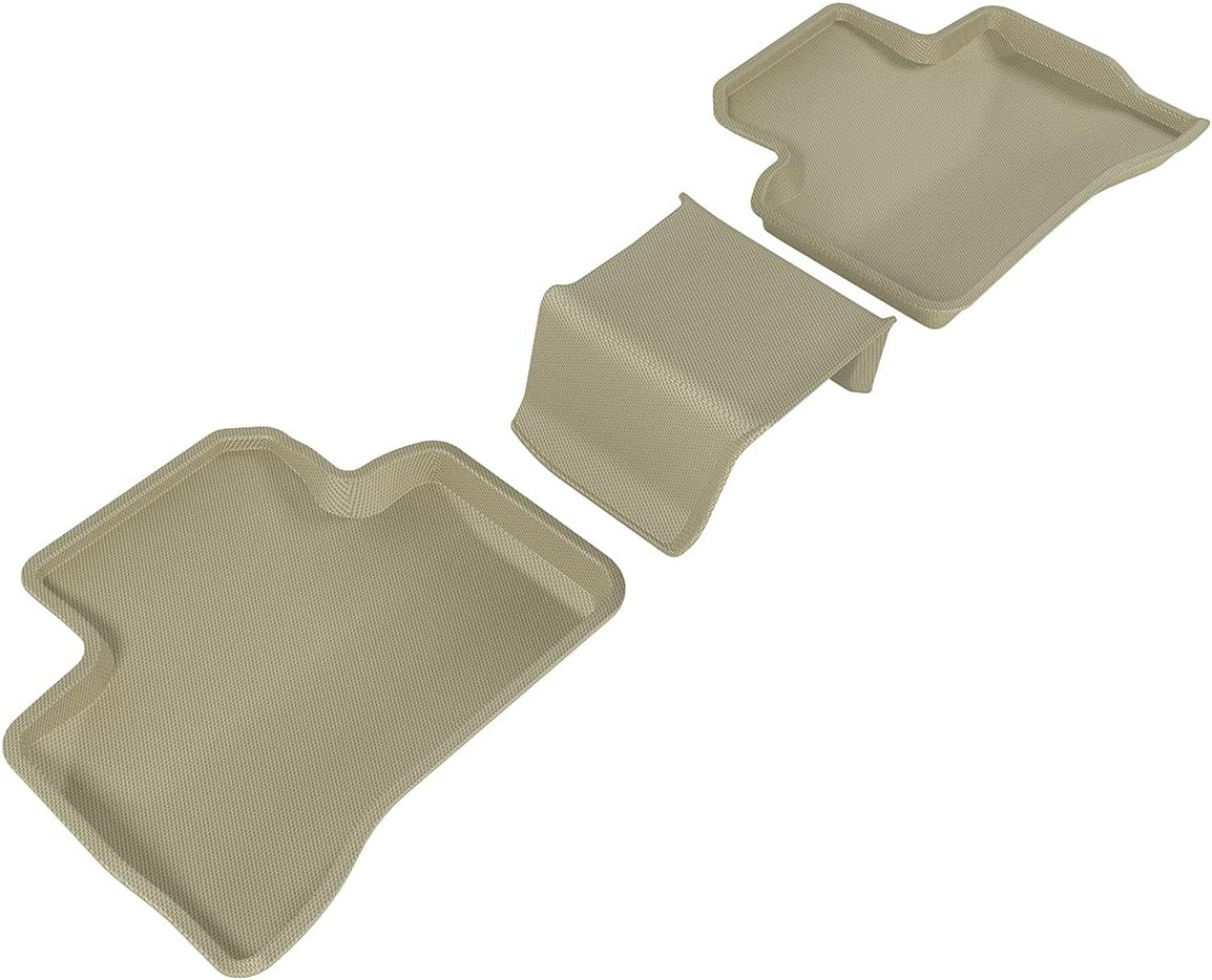 All-Weather Floor Mats Car Floor Liners 1st & 2nd Row Black K3345