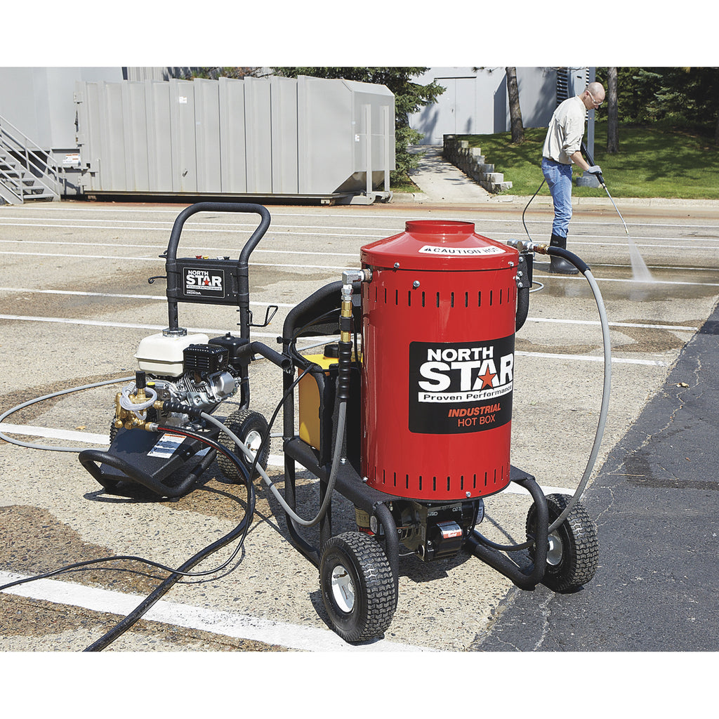 4000 PSI 4 GPM 115 Volts Electric Wet Steam Cleaner and Hot Water Pressure Washer R54636