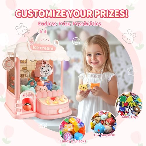 Large Claw Machine with 30 Fun Toys, Candy Dispenser Machine C4164