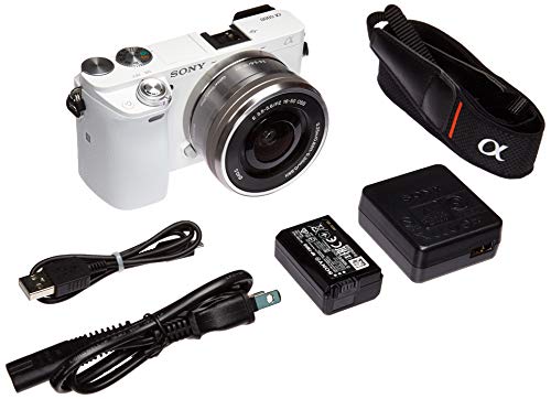 Black 24.3MP Mirrorless Digital Camera with 16-50mm Power Zoom Lens I4749