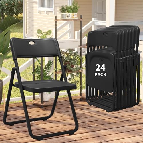 8 Pack Plastic Folding Chair with Ventilation Holes P818303