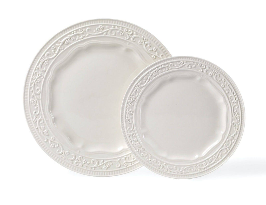40 Piece White Dinnerware Set K172172