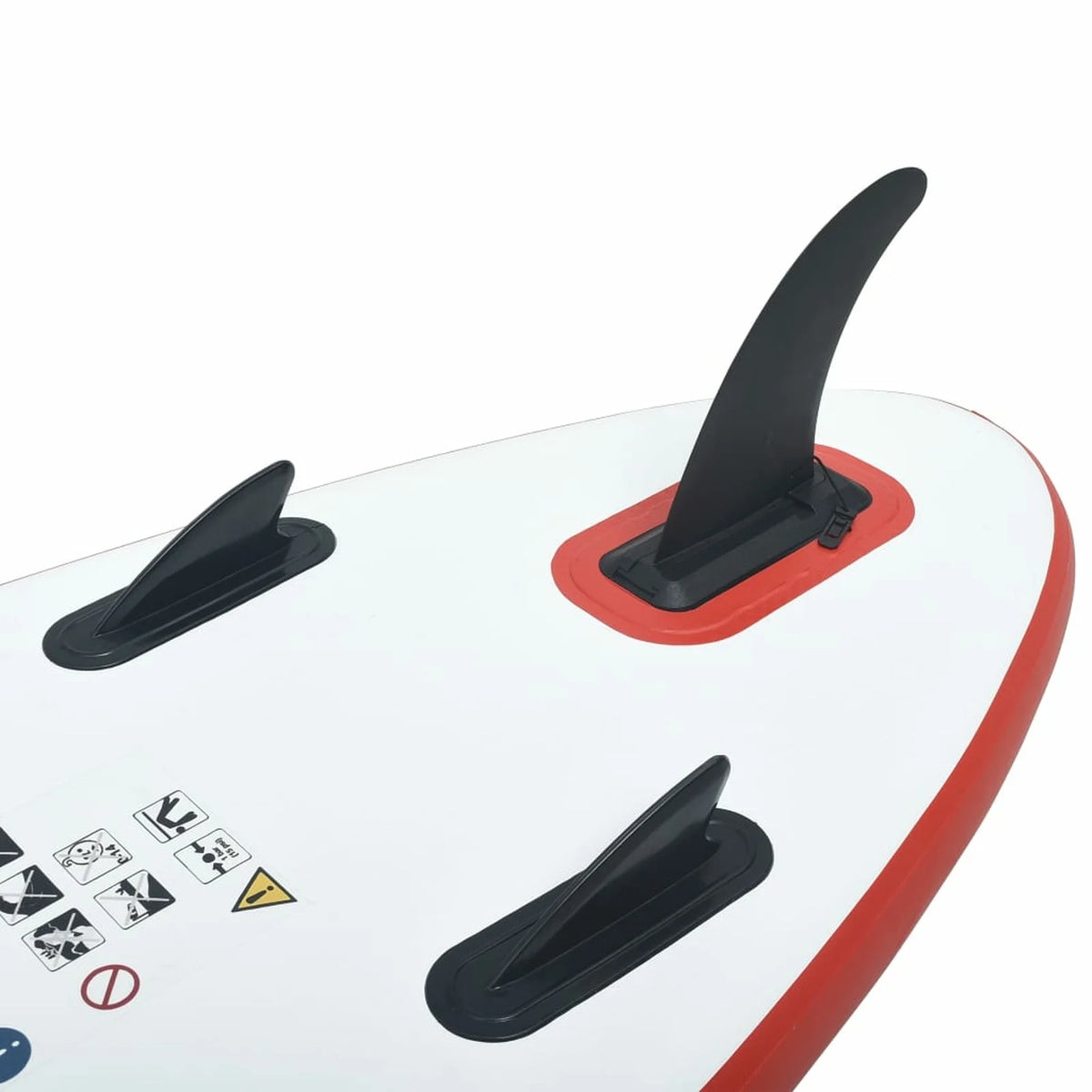 Inflatable Paddle Board Surfboard Red and White S570761