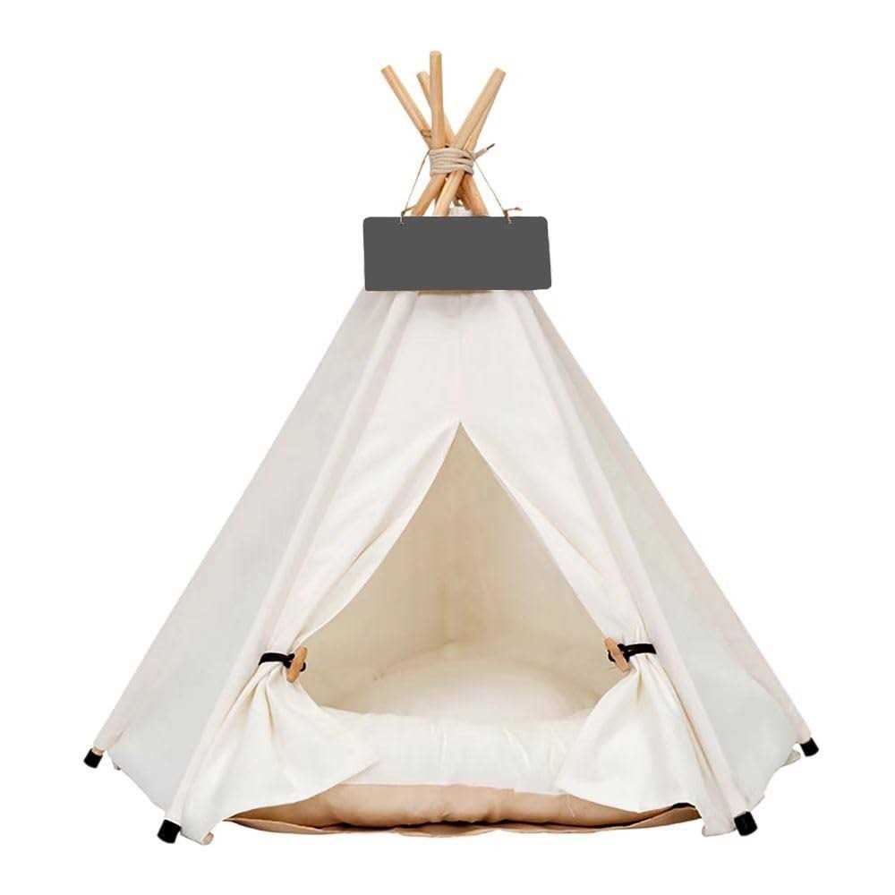 Pet Teepee Dog & Puppy Cat Bed with Thick Cushion E68480
