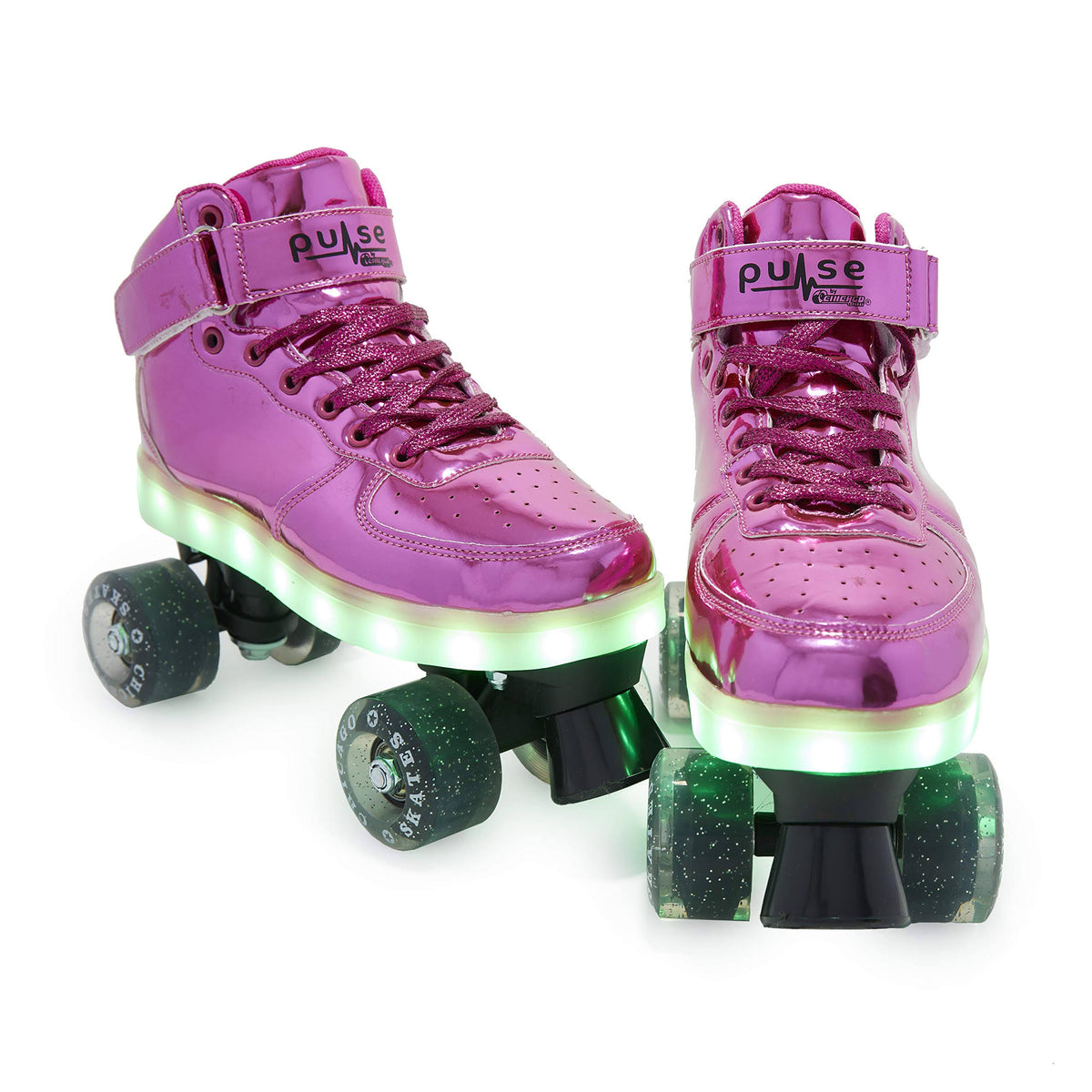 Pink Light-Up Quad Roller Skate X6640