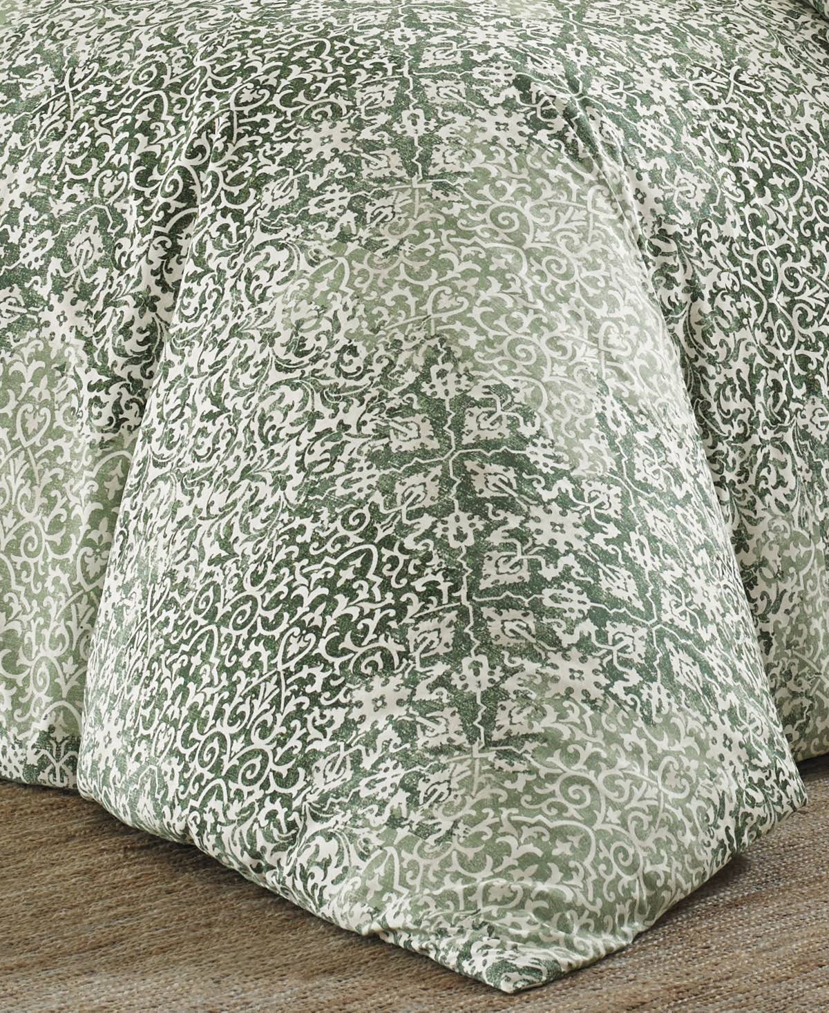 Green King Duvet Cover Set W8082