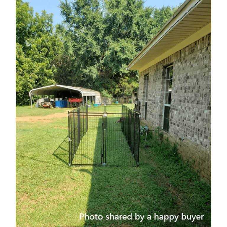 9 x 9 x 3.93 ft Modular Dog Exercise Fence W540929