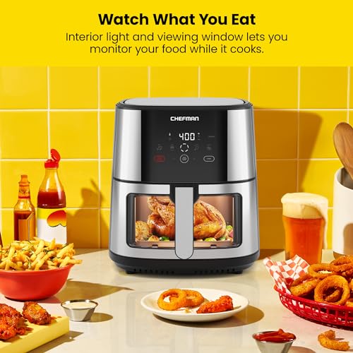 XL 8-Qt One-Touch Digital Control Nonstick Dishwasher-Safe Air Fryer Q942865