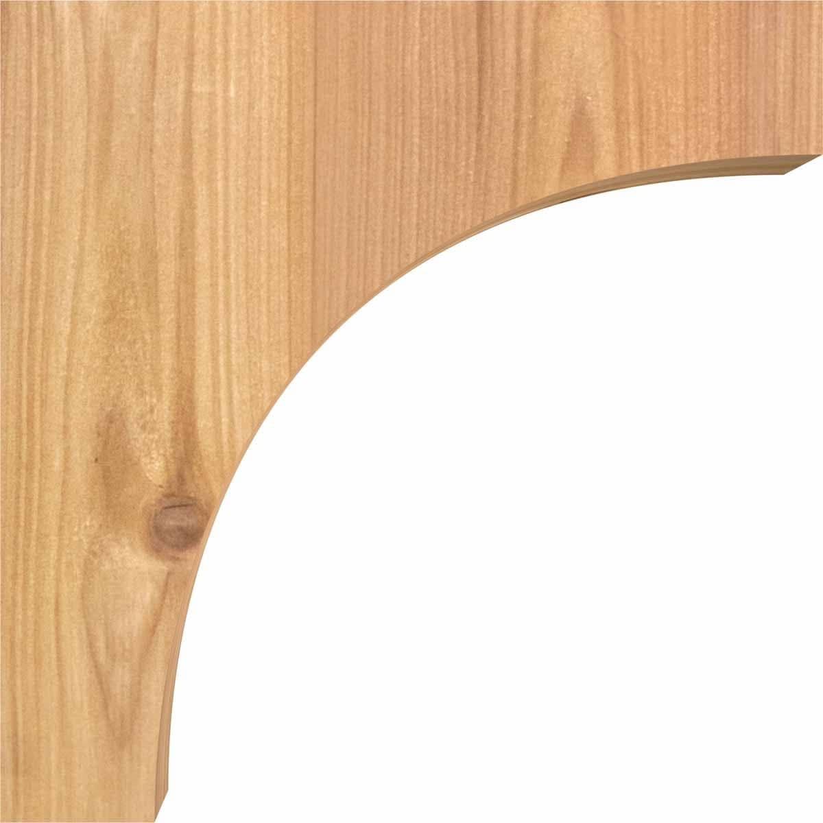 5 1/2x22W x 12x22D x 28x22H Western Red Cedar Corbel A631