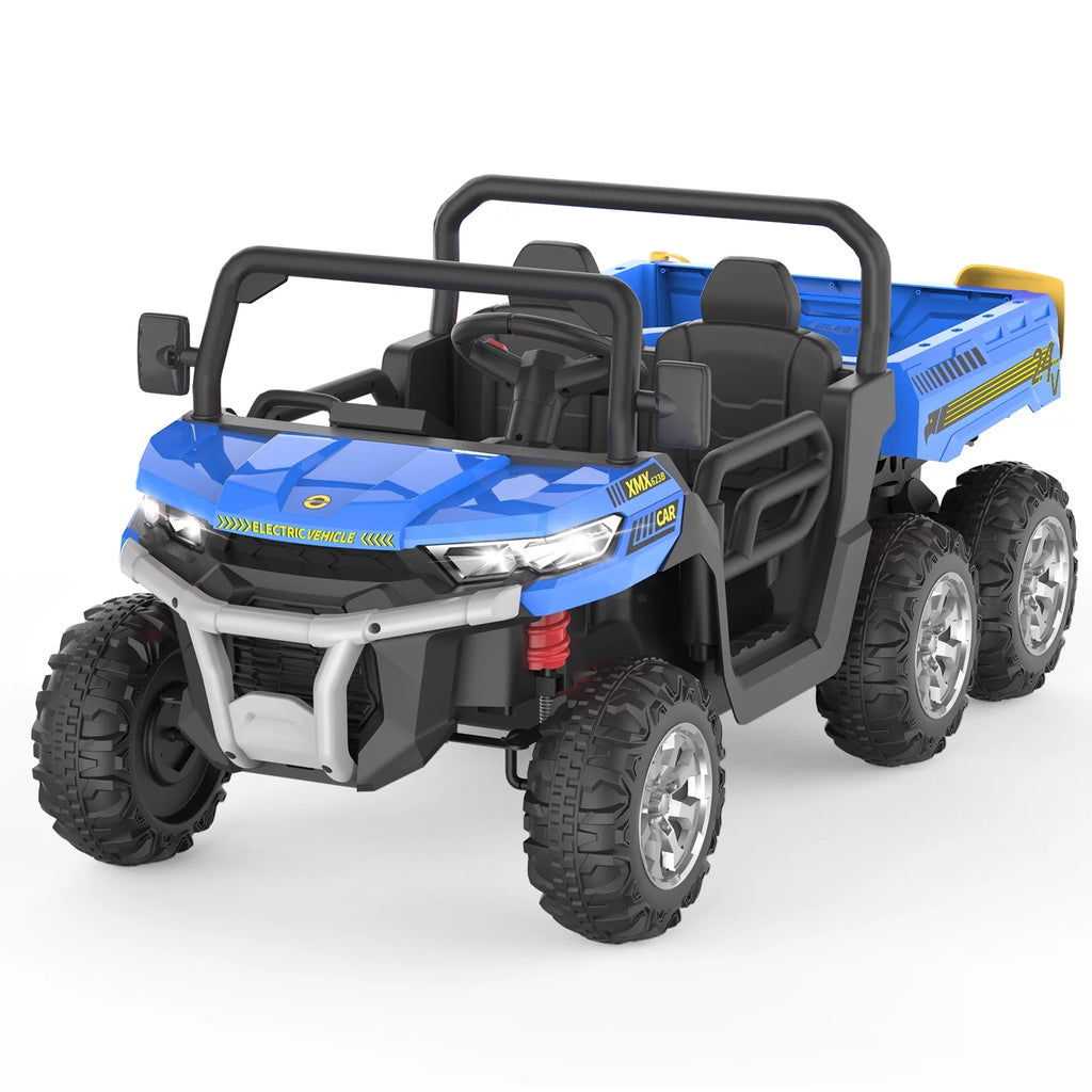 24V 6 Wheels Electric Ride on Tractor Dump Truck Q310