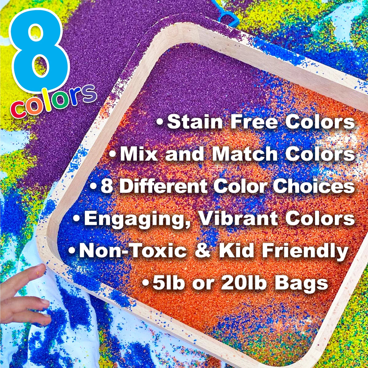 Black Colored Play Sand, 20 lb. Bag T519453