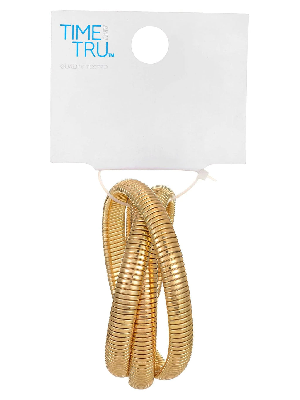 Gold-Tone Twist Bangle Bracelet H511