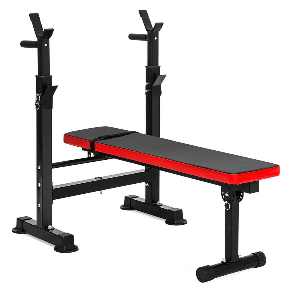 Adjustable Olympic Workout Bench with Squat Rack G54664