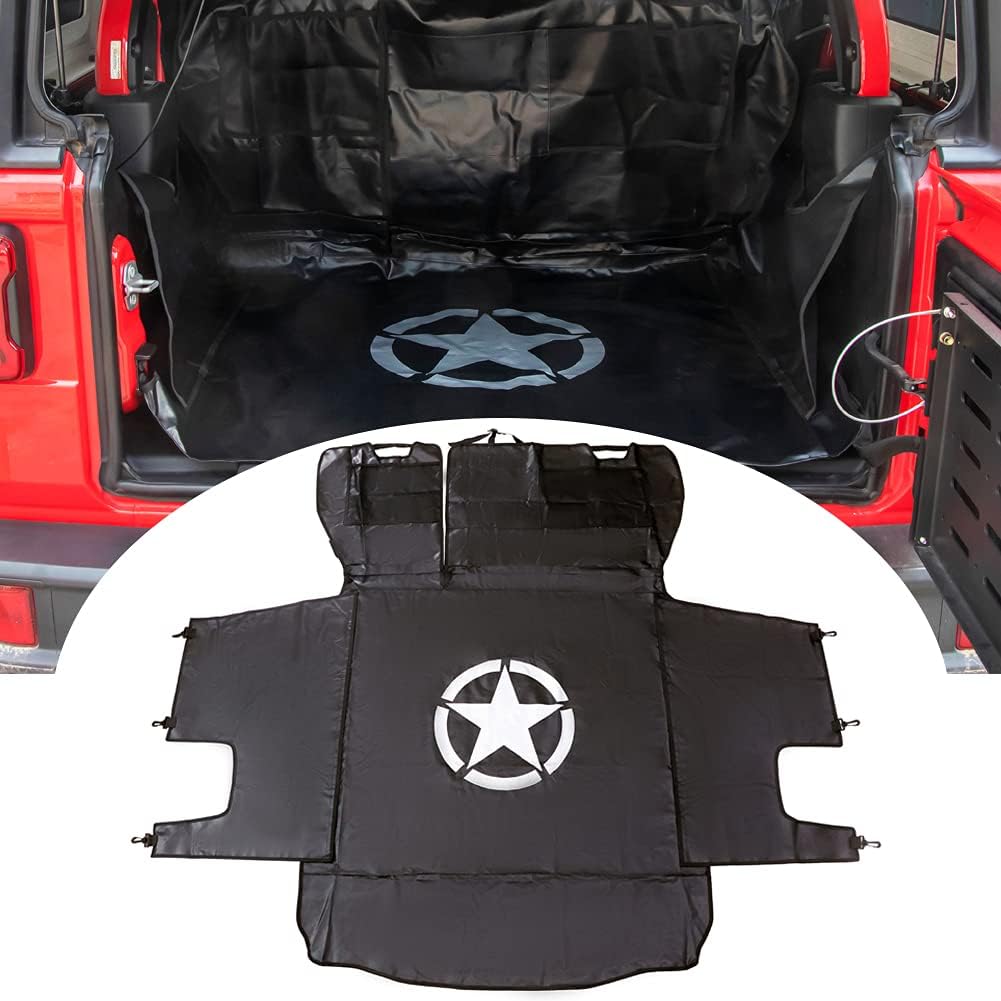 Waterproof Oxford Dog Trunk Cargo Liner for Jeep Wrangler JK JL 4-Door R7055