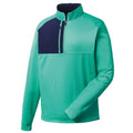 Spearmint Brushed Back Pique Midlayer L621979
