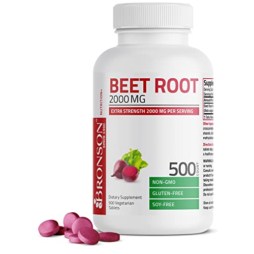 Beet Root 2000mg 500 Vegetarian Tablets W341