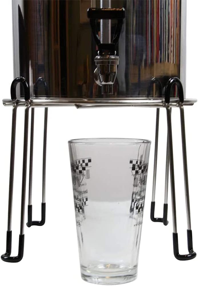 Stainless Steel Stand with Rubberized Feet, 11” Top Diameter, 7.5” Tall, Pack of 2 W681