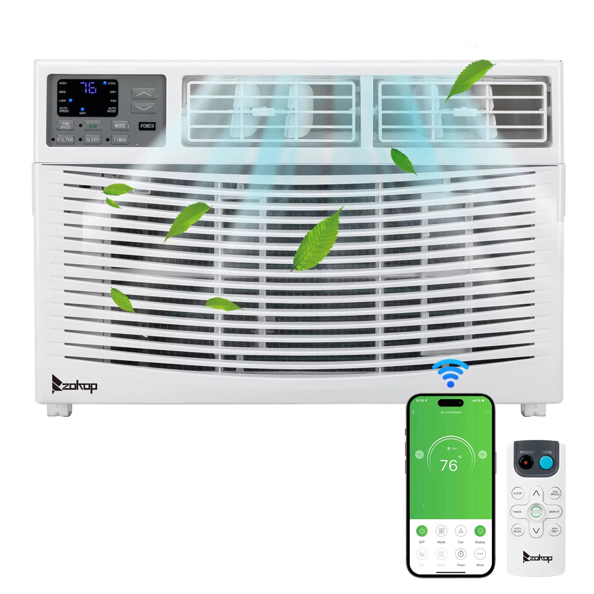 12000BTU 110V Window-Mounted Air Conditioner with Remote Control D969249