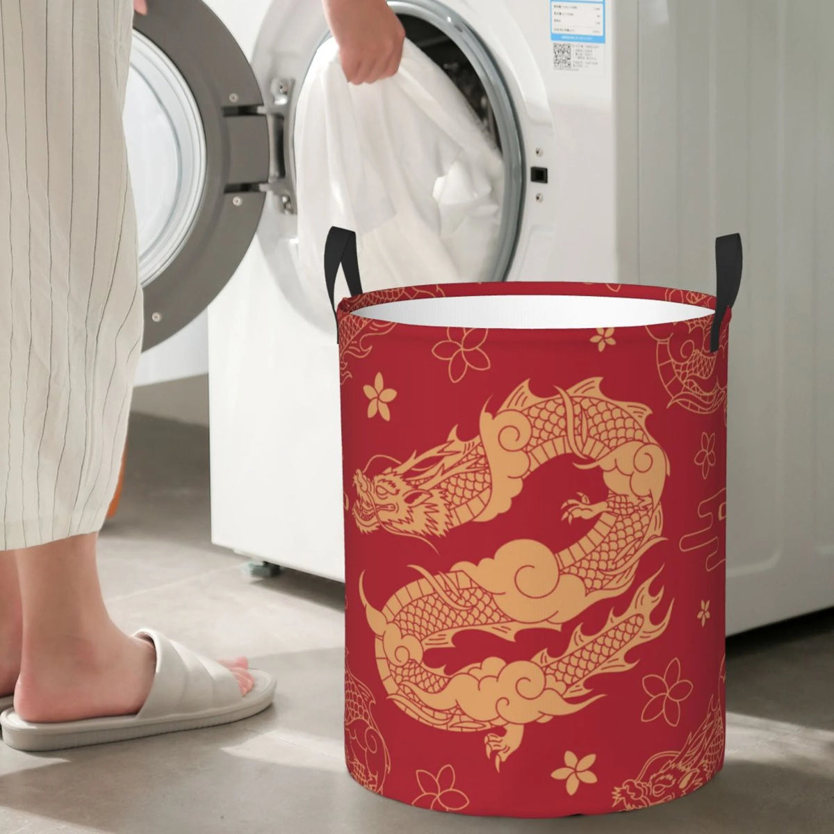 Waterproof Laundry Hamper with Handle I4432