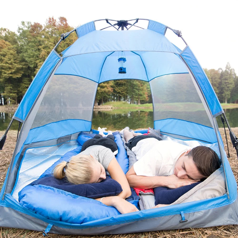 Two Layer Waterproof Dome Tent for 5 8 People Q3058