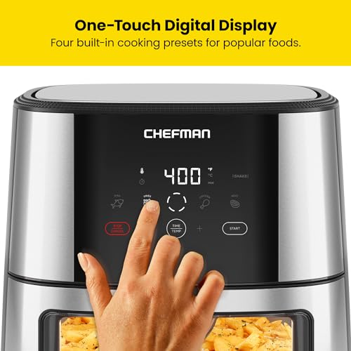 XL 8-Qt One-Touch Digital Control Nonstick Dishwasher-Safe Air Fryer Q942865