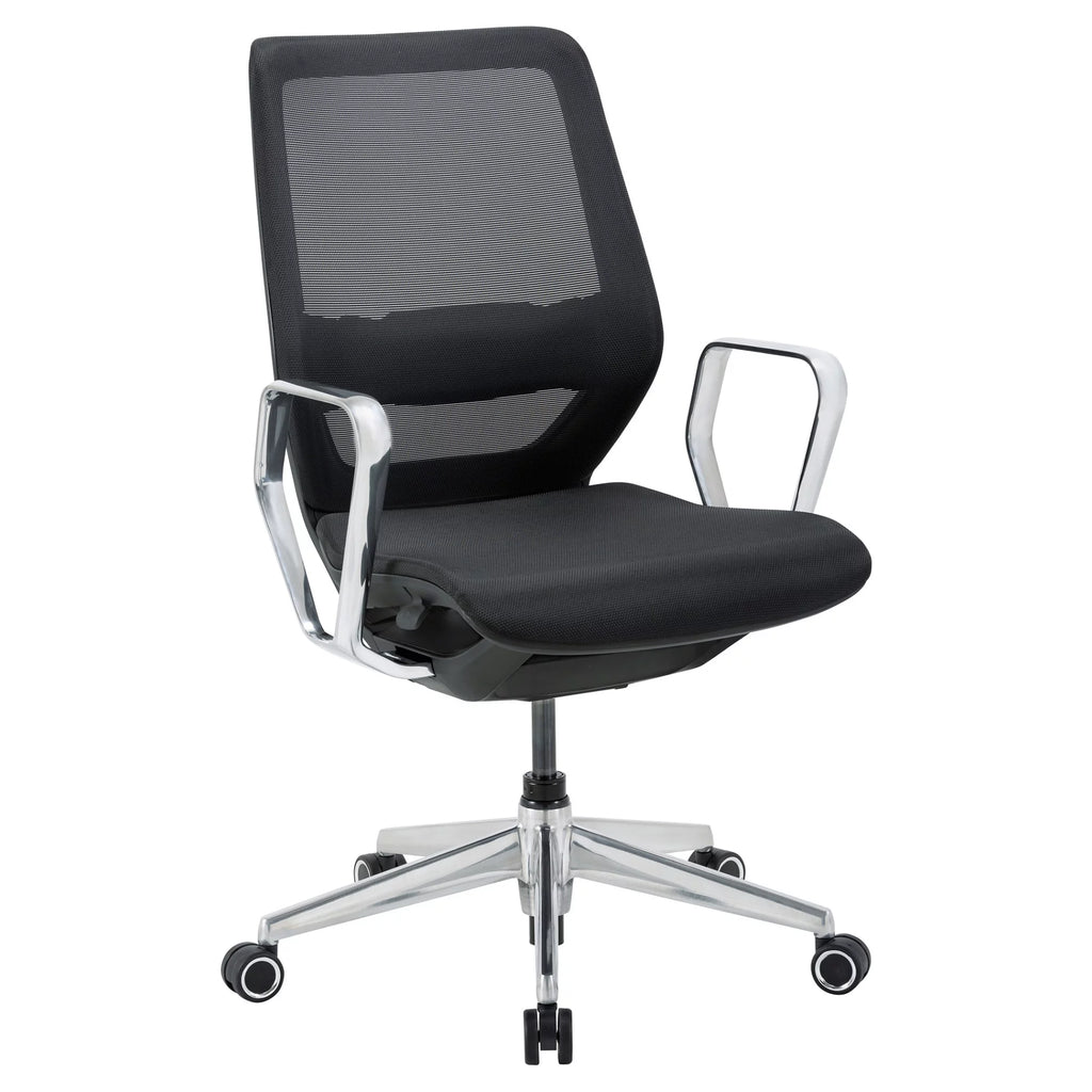Black Ergonomic Mesh Mid-Back Manager Chair Z4939