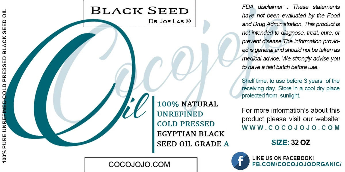 Black Seed Oil Unrefined Cold Pressed T770