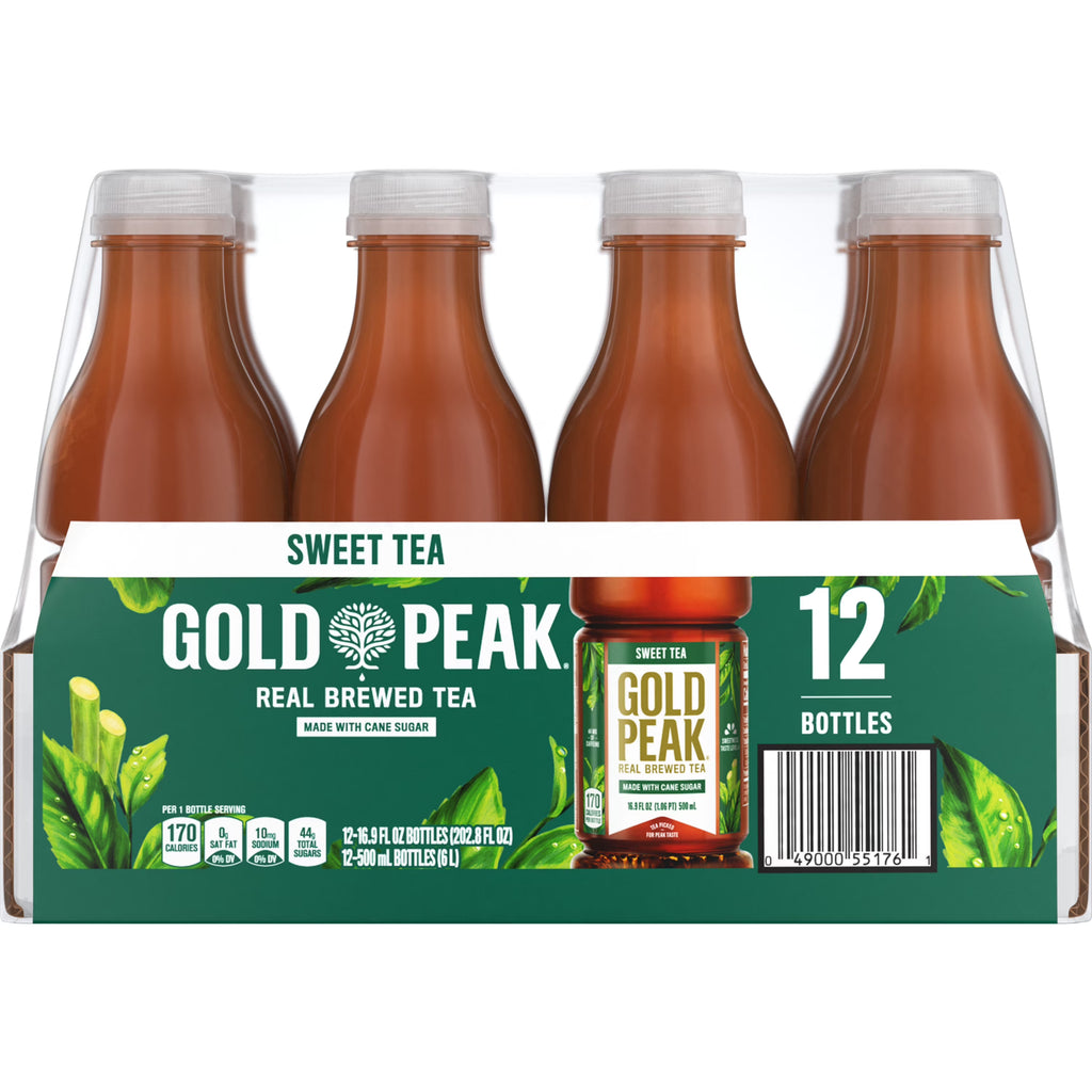 Sweetened Black Tea Bottles, 16.9 fl oz, 12 Pack R44120