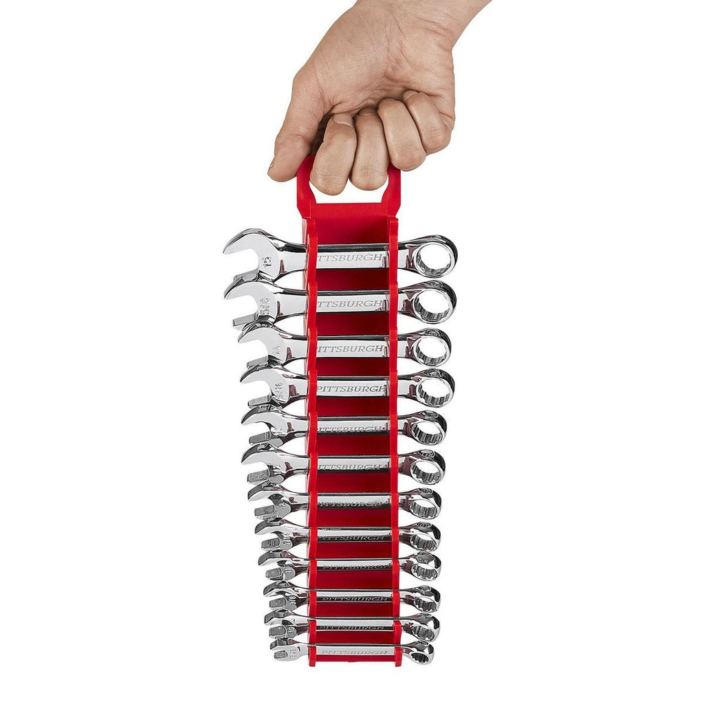 12 Slot Stubby Wrench Organizer, 2 Piece F824997
