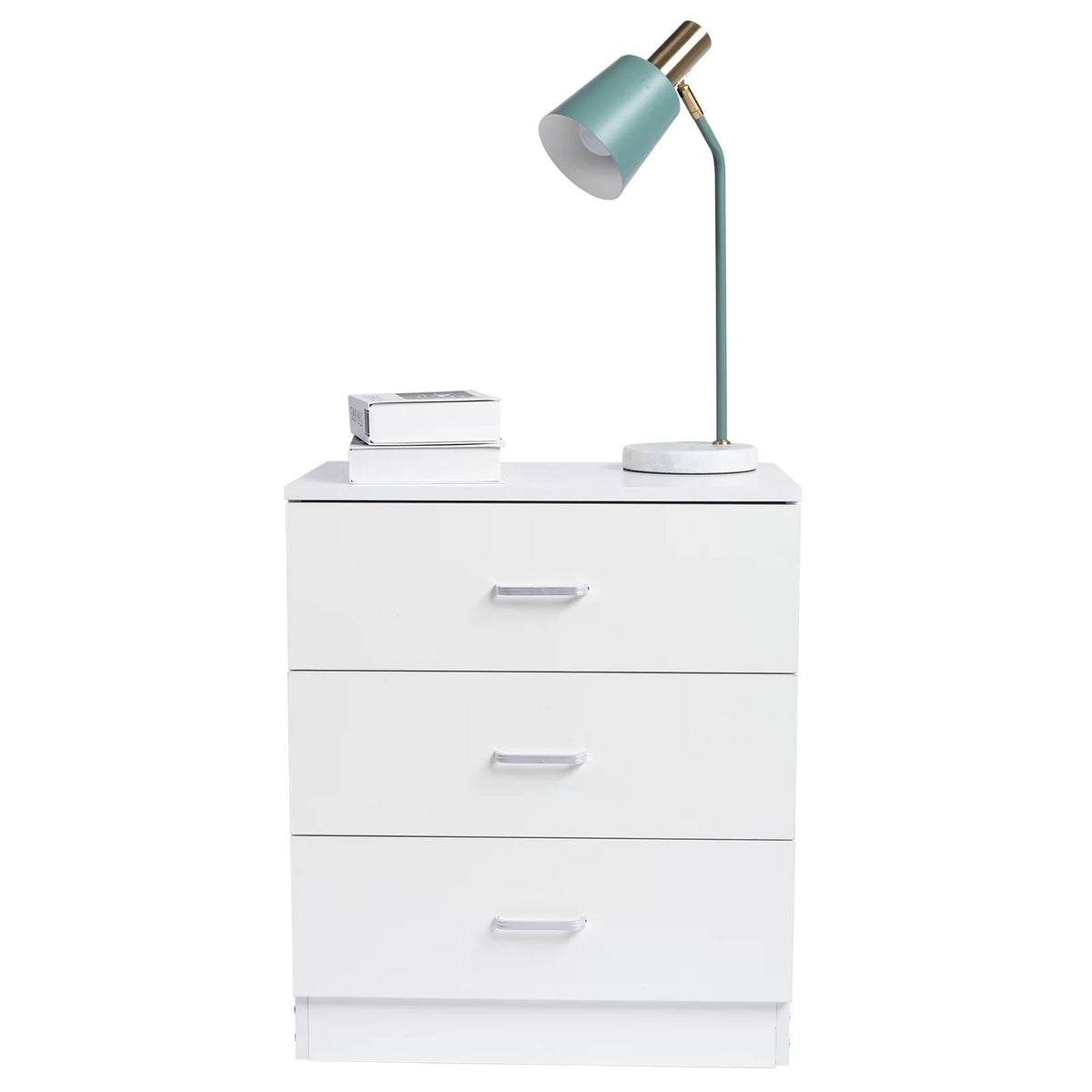 Wooden 3 Drawer Nightstand E761