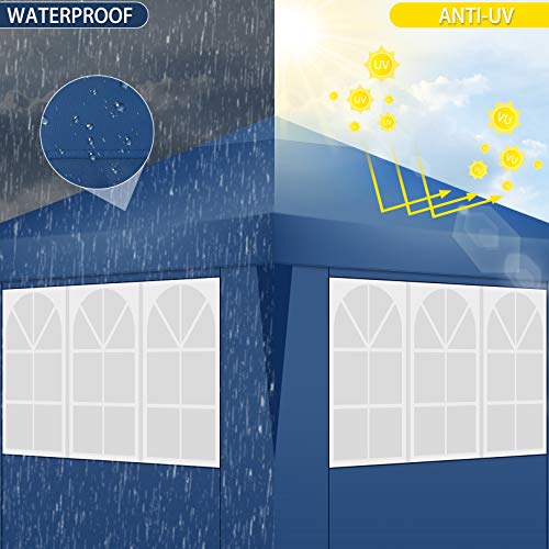 10x20 Pop Up Canopy Tent with 6 Sidewalls White X248