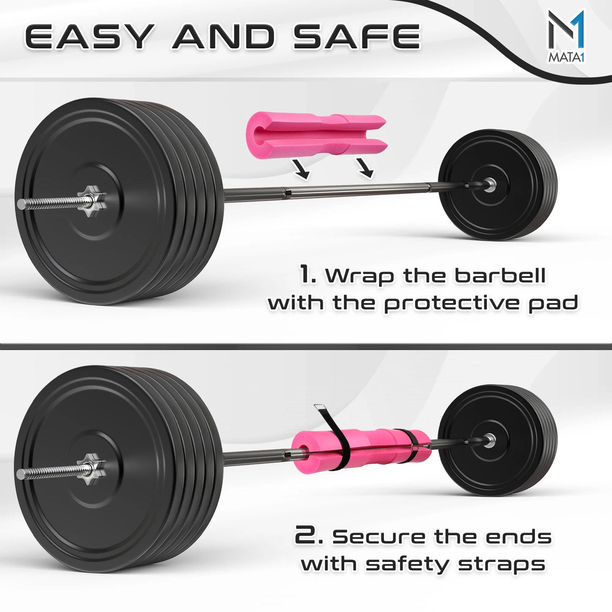Black Foam Barbell Pad M30867