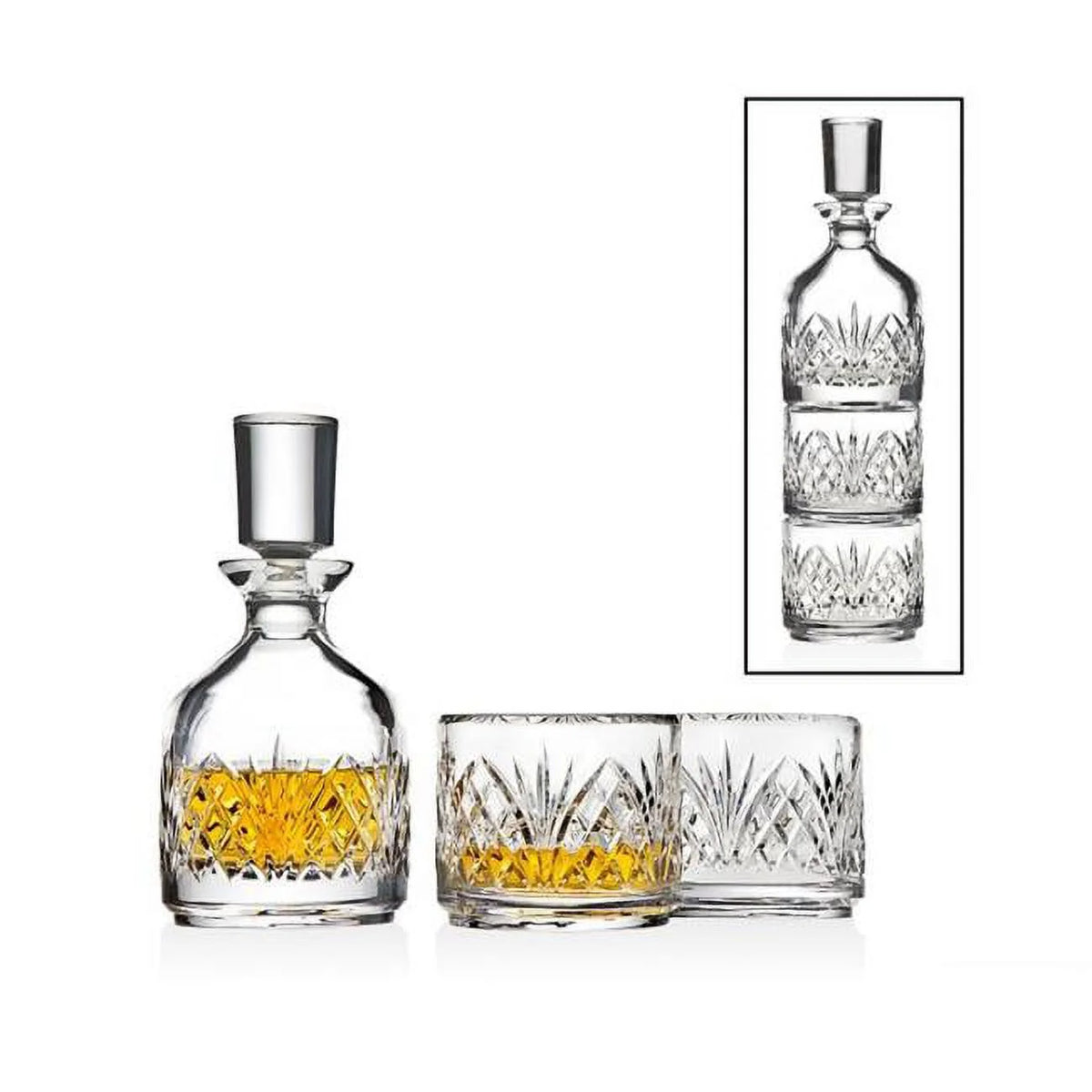 10 oz Stacking Decanter Glass Cup F971055