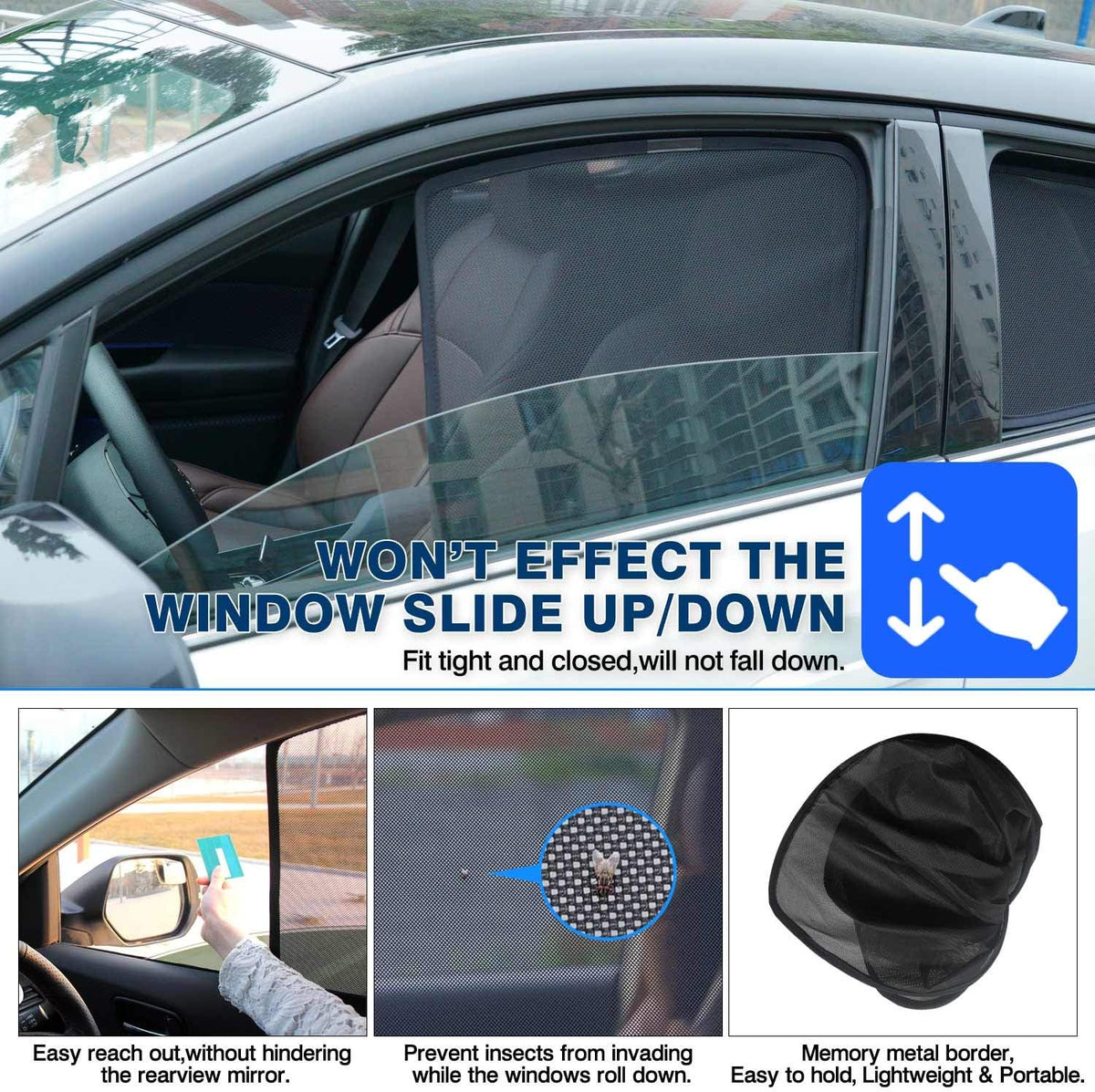 Custom Fit Folding Side Window Sunshade 6 PCS F6154
