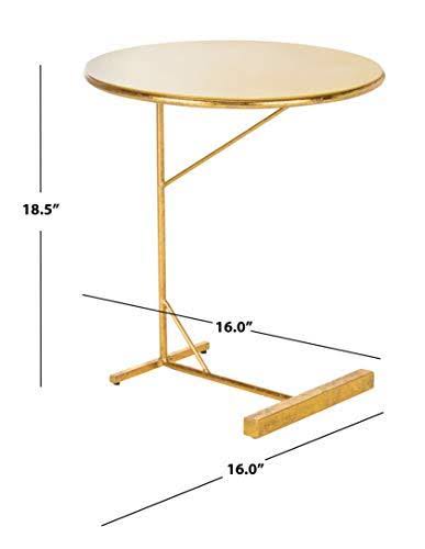 Round C Table Yellow/Gold P74039
