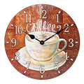 12-Inch Round Coffee Analog Wall Clock T69787