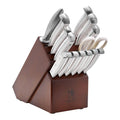 15 Pc White Knife Block Set U282535