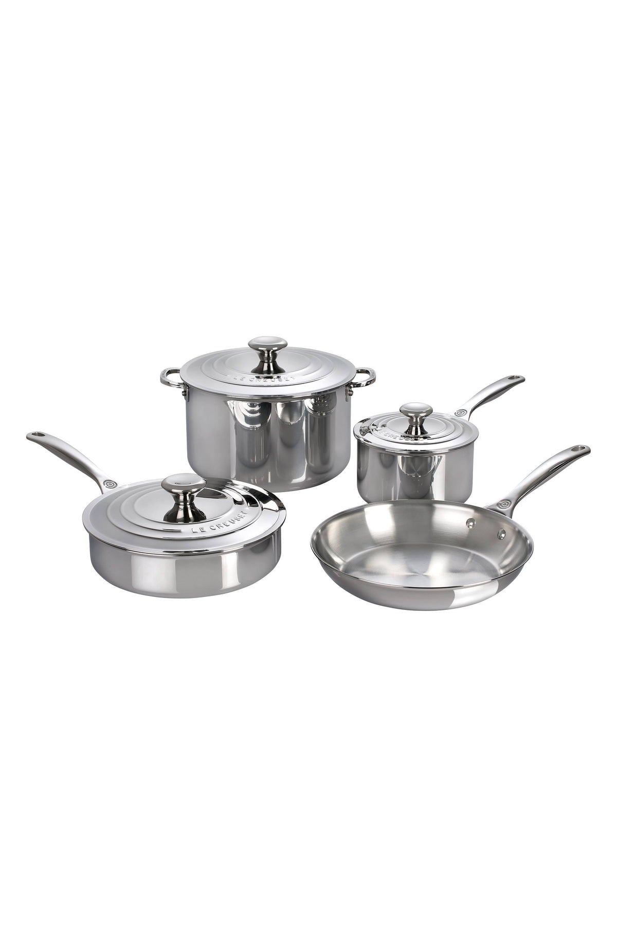 7 Piece Stainless Steel Cookware Set C4525