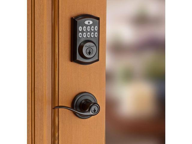 Venetian Bronze SmartKey Deadbolt with Passage Lever M9739